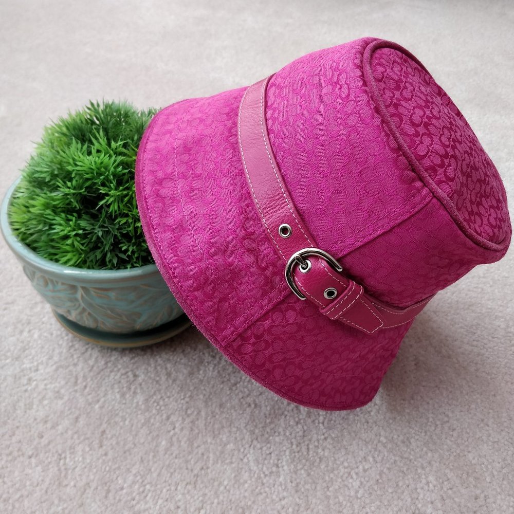 COACH Mini Logo Signature Hat Sz P/S